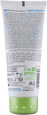 Hot Production HOT BIO Xtreme Water Based Lubricant 100ml Water Based Lubes